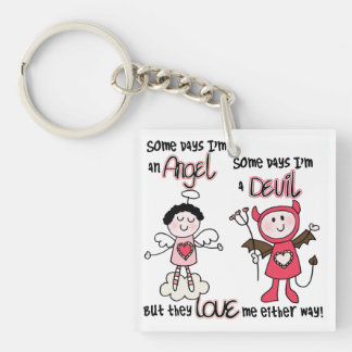 Angel Devil Key Ring