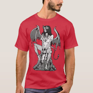 Angel Devil Satan Goth Grunge Demon Gothic Woman  T-Shirt