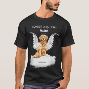 Angel Dog Golden Retriever Memorial Shirt