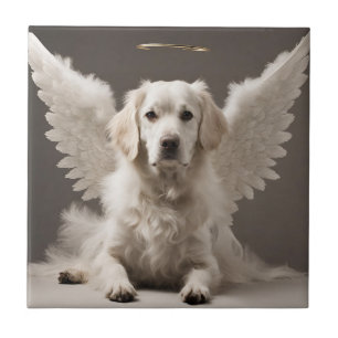 Angel Dog  Tile