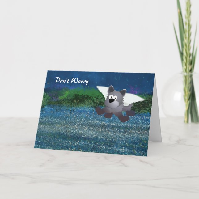 Angel Dog Universal Support Card (Front)