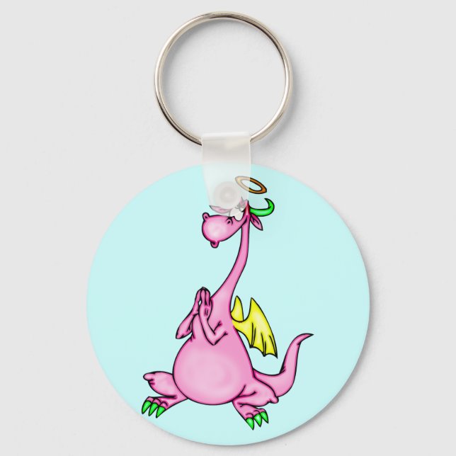 Angel Dragon Key Ring (Front)