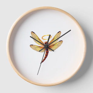 Angel Dragonfly Clock