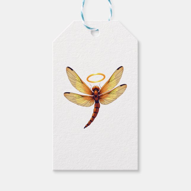 Angel Dragonfly Gift Tags (Front)