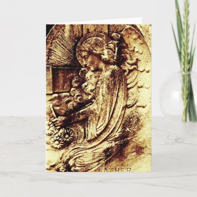 Angel Engraving All Occasion Greeting Card (Front)