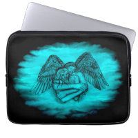 Angel Eros in Love , black and green design