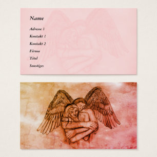 Angel Eros in Love Business Cards