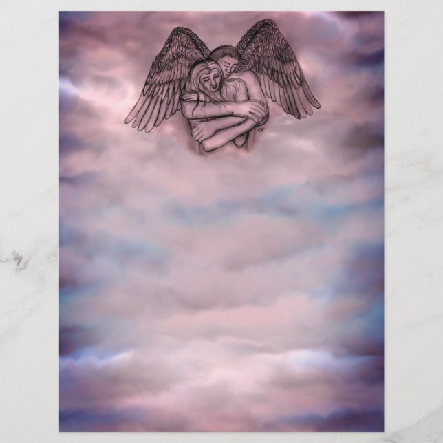 Angel Eros in Love Custom Letterhead (Front)