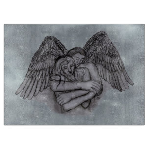 Angel Eros in Love Cutting Board