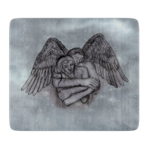Angel Eros in Love Cutting Board