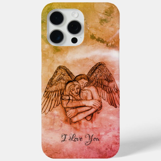 Angel Eros in Love , I Love You Case-Mate iPhone Case (Back)
