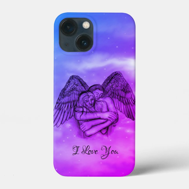 Angel Eros in Love , I Love You Case-Mate iPhone Case (Back)