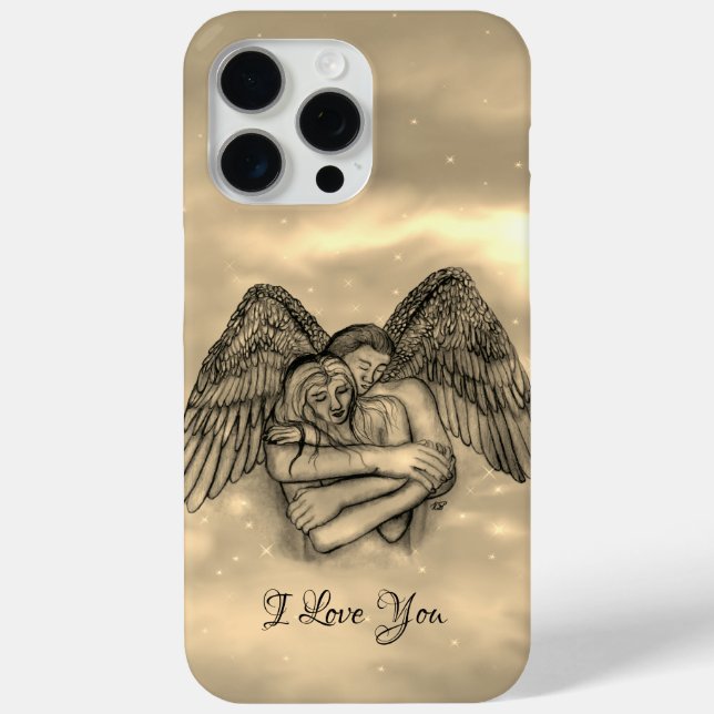 Angel Eros in Love , I Love You Case-Mate iPhone Case (Back)