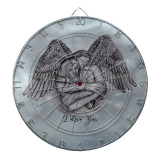Angel Eros in Love , I Love You Dartboard