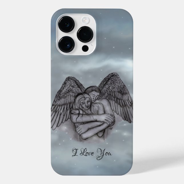 Angel Eros in Love , I Love You iPhone Case (Back)