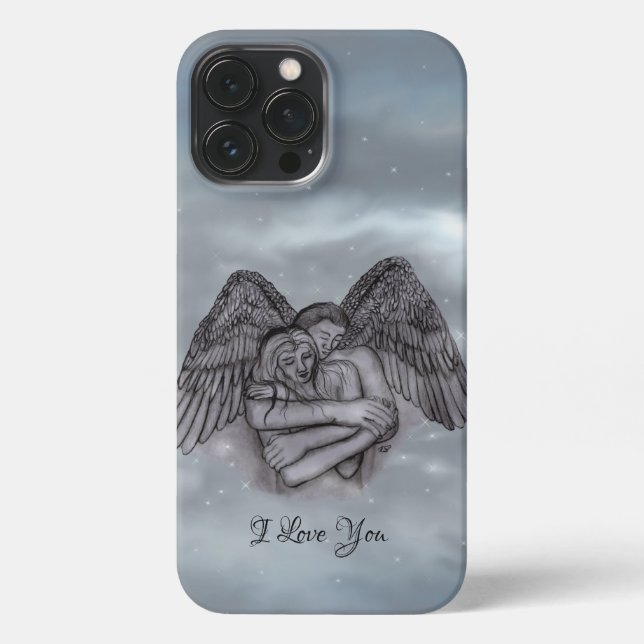 Angel Eros in Love , I Love You iPhone Case (Back)