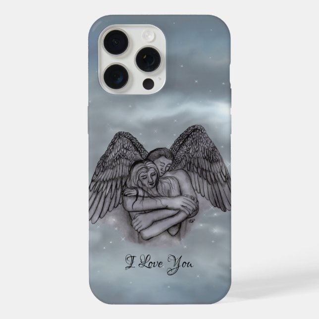 Angel Eros in Love , I Love You iPhone Case (Back)