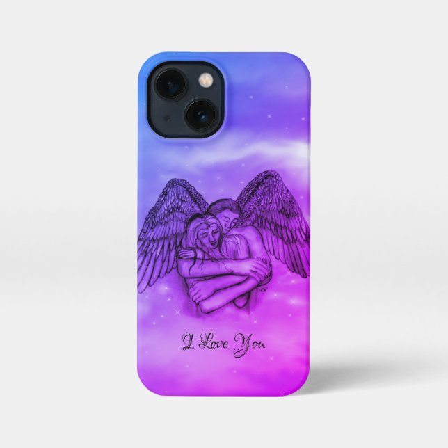 Angel Eros in Love , I Love You iPhone Case (Back)