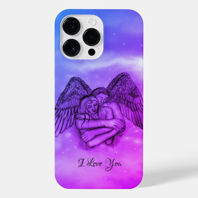 Angel Eros in Love , I Love You iPhone Case (Back)