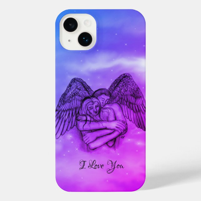 Angel Eros in Love , I Love You iPhone Case (Back)