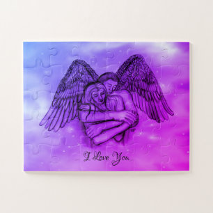 Angel Eros in Love , I Love You Jigsaw Puzzle