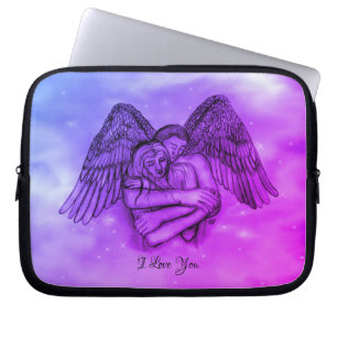 Angel Eros in Love , I Love You Laptop Sleeve