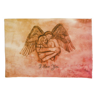 Angel Eros in Love , I Love You Pillowcase