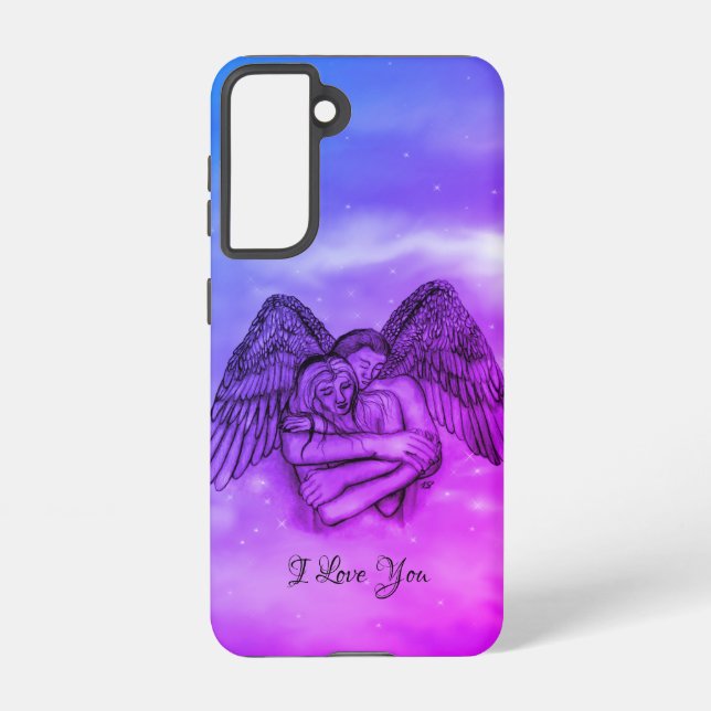 Angel Eros in Love , I Love You Samsung Galaxy S21 Case (Back)