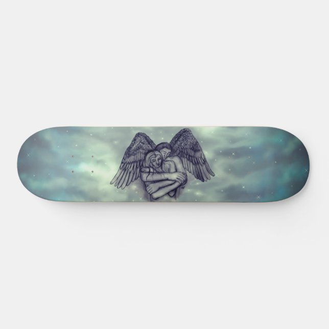 Angel Eros in Love , I Love You Skateboard (Horz)