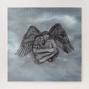 Angel Eros in Love Jigsaw Puzzle
