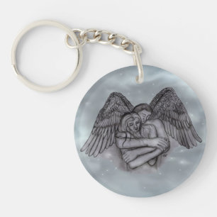 Angel Eros in Love Key Ring