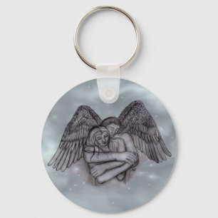Angel Eros in Love Key Ring