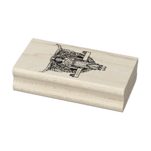 Angel Ex-libris Rubber Stamp