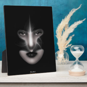 Angel Eyes Fractal Art Photo Plaque