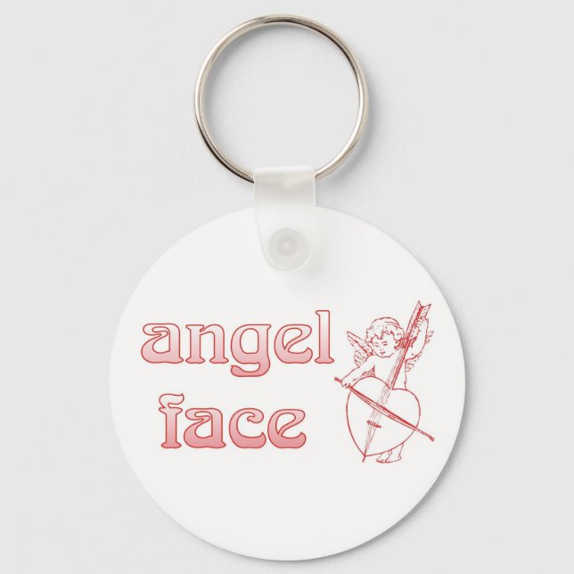 Angel face key ring (Front)