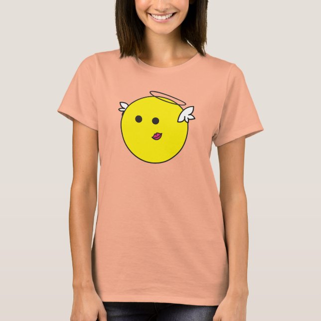 Angel Face Women's Burnout Tee (Front)