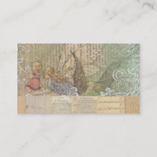 Angel Fairy Collage Business Card