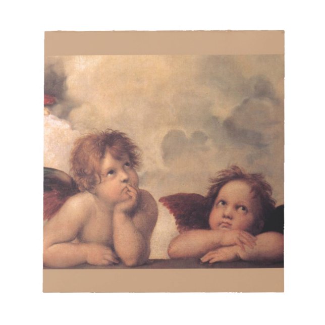 Angel Faith Raphael Faith Blessing Cute Notepad (Front)