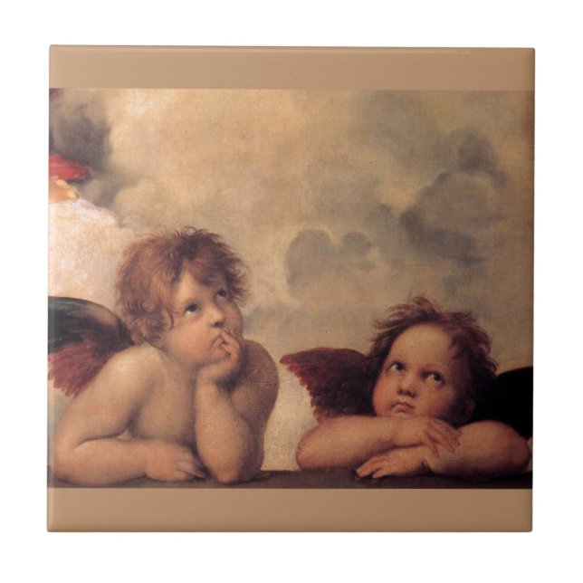 Angel Faith Raphael Faith Blessing Cute Tile (Front)