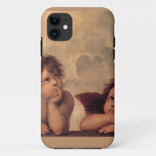 angel faith Raphael vintage old painting blessing iPhone 11 Case