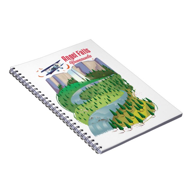 Angel Falls Venezuela Notebook (Right Side)