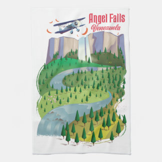 Angel Falls Venezuela Tea Towel