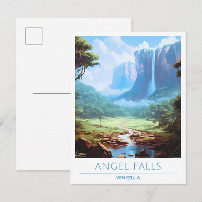 Angel Falls Venezuela Travel  Postcard (Front/Back)
