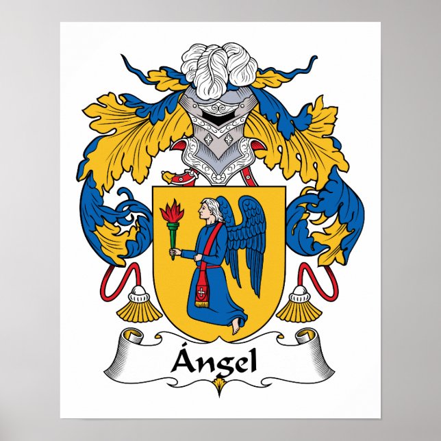 Angel Family Crest Poster (Front)