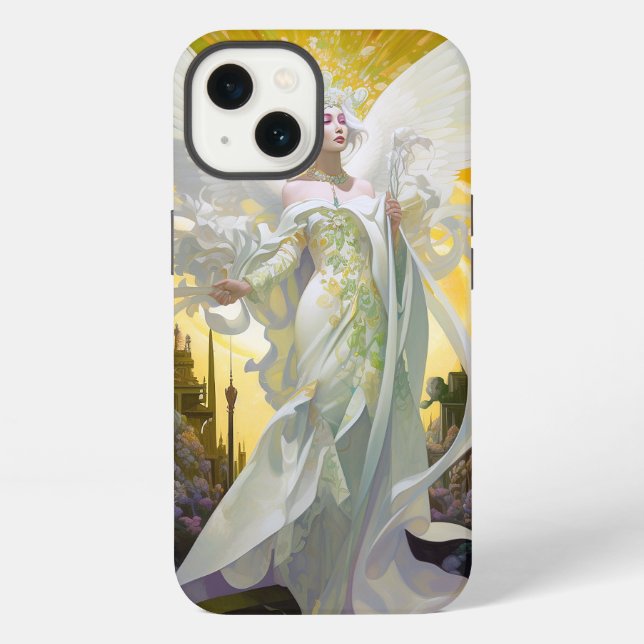 Angel Fantasy Art iPhone Case (Back)