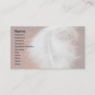 Angel Feather 2 Business Card
