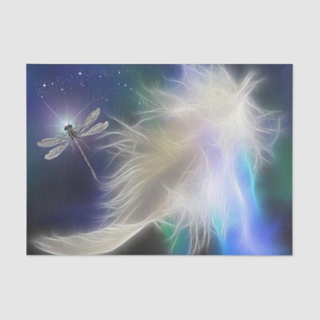 Angel Feather and Dragonfly 2 Tissue Paper (Front)