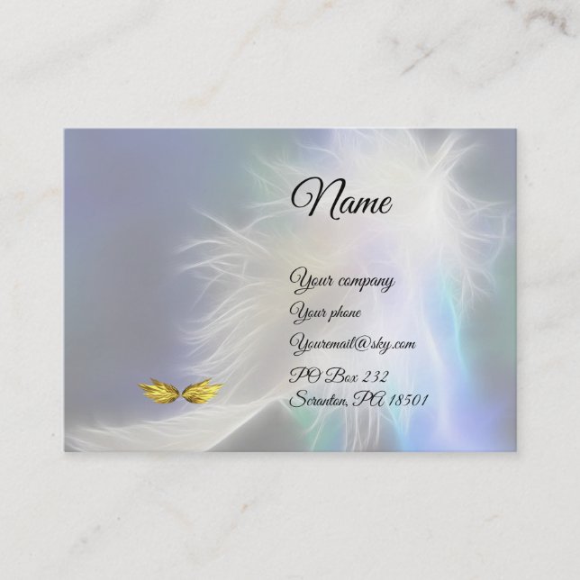Angel Feather Business Card (Front)