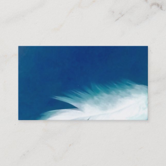 Angel Feather Wing Bird Spirit Business Cards (Front)