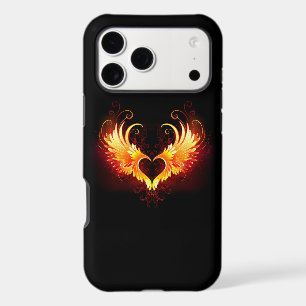 Angel Fire Heart with Wings